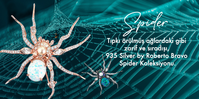 Roberto Bravo Gümüş Spider Koleksiyon Ürünleri